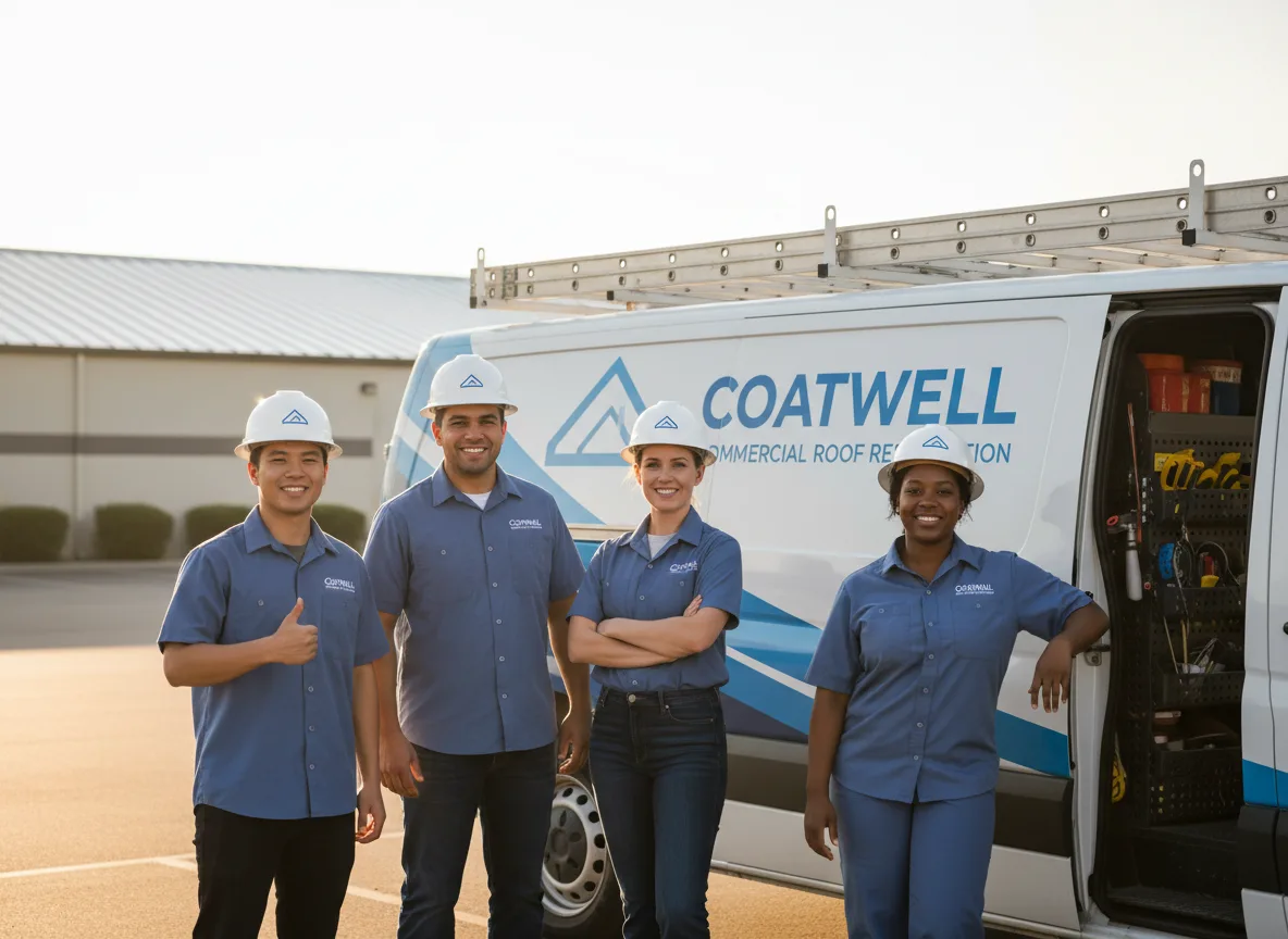 Commercial roof coating company in Milam, TX